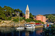 Veli losinj panoramic - church & safe harbour Veli losinj panoramic - church & safe harbour