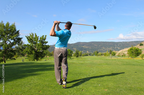 Photo: Tee shot Tee shot