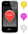 touch pad phone with color pointer