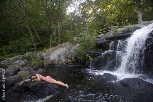 Photo: Relaxing on the Rocks Relaxing on the Rocks