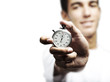 young man with timer