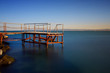 The old jetty on the sunset The old jetty on the sunset