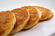 Potato pancakes with sour cream Potato pancakes with sour cream