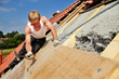carpenters constructing a dormer