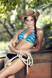 sexy woman with cowboy hat sexy woman with cowboy hat