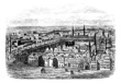 Grand Mosque in Mecca, vintage engraving Grand Mosque in Mecca, vintage engraving