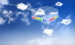 Elements of the social network against the sky Elements of the social network against the sky