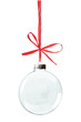 Empty Christmas ornament