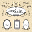 Vektor: Set-vintage-frames Set-vintage-frames