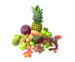 Autumn fruits and vegetables