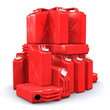 Illustration: Pile of Gas Cans Pile of Gas Cans