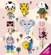 cartoon animal icons