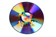 Push pin and DVD Push pin and DVD
