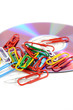Paper clips and DVD Paper clips and DVD