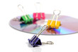 Paper clips and DVD Paper clips and DVD