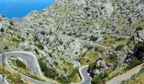Foto: Straße nach Sa Calobra Straße nach Sa Calobra