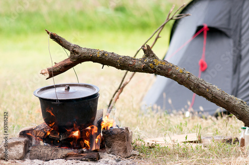 Photo: Pot on fire Pot on fire