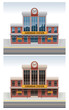 Vector railway station icon