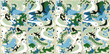 Military brush work with peace doves