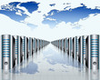 modern server room