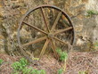 Vielle roue dans une carrière Vielle roue dans une carrière