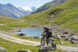 Foto: mit dem Mountainbike in den Bergen mit dem Mountainbike in den Bergen