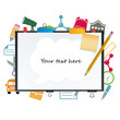 Open notepad with place for text