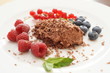Foto: Mousse au chocolat mit Beeren Mousse au chocolat mit Beeren