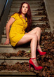 red shoes
