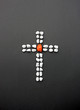 Kreuz mit Edelstein