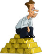 Man on gold Man on gold