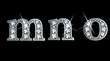 Diamond m, n, and o in lower case