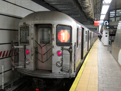Photo: subway train subway train