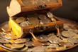 treasure of gold coins