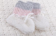 handgestrickte Babysocken