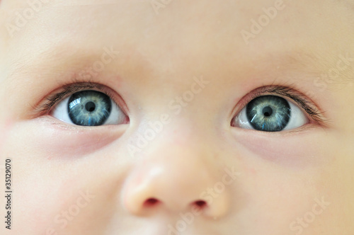 Photo: baby is looking baby is looking