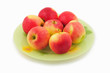 apples on a dish