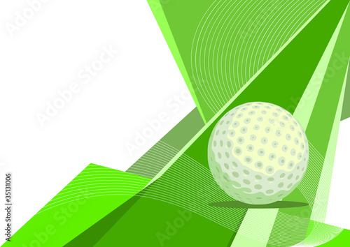 Vector: Golf, abstract design Golf, abstract design
