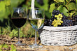 two glasses of wine