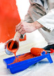 Pouring paint Pouring paint