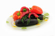 egg-plants with a pepper