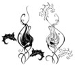 Silhouette bindweed