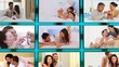Video: 3d cube with videos about couples in it 3d cube with videos about couples in it