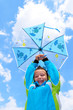 Kind mit Regenschirm