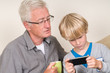 Learning to use a smartphone