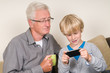 Learning to use a smartphone
