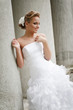 Beautiful bride in white dress