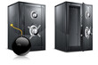 Bank safe & bomb
