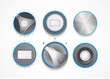 Vector volume switch knob
