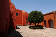 Courtyard in Monastery Catalina, Arequipa, Peru